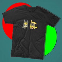 funny totoro pikachu pokemon men&8217s t shirt