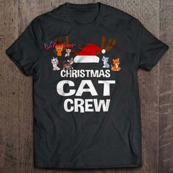 christmas cat crew shirt, christmas t-shirts ladies plus size wear love, share beauty