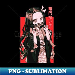 Nezuko Kamado-Kimetsu no yaiba Demon slayer Classic - Signature Sublimation PNG File - Perfect for Creative Projects