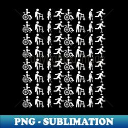 Leg Amputee Evolution Pattern Amputation Prosthetic Leg Disability Wheelchair Leg Amputee Amputee Humor Arm Crutch Amputee - Elegant Sublimation Png Download - Instantly Transform Your Sublimation Projects