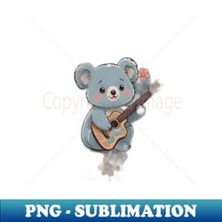 koala guitar - unique sublimation png download - create with confidence