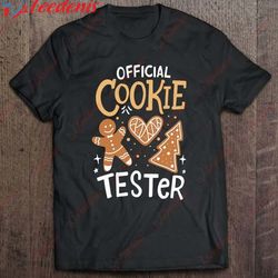 christmas cookie baking t-shirt, plus size christmas t shirts ladies wear love, share beauty