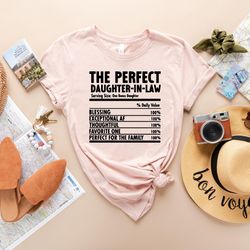 favorite daughter shirt, best daughter in law tee, mother in law shirt, mother in law wedding gift, funny family tee, ne