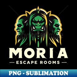 Moria Escape Rooms - Orcs - Logo - Fantasy - PNG Sublimation Digital Download - Add a Festive Touch to Every Day