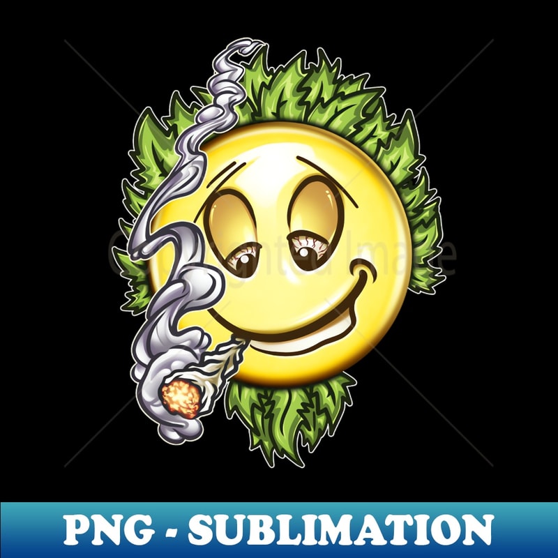 Weed Emoji - PNG Transparent Digital Download File for Subli | Inspire ...