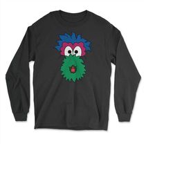 philadelphia pennsylvania baseball phanatic mascot philly baseball fan long sleeve t-shirt