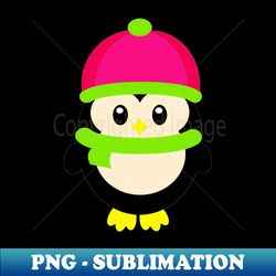 Adorable Baby Penguin - Modern Sublimation PNG File - Vibrant and Eye-Catching Typography