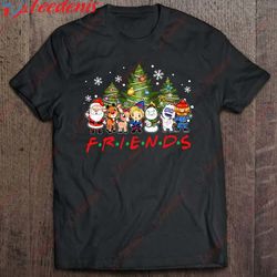 christmas friends santa rudolph snowman family xmas adults t-shirt, funny christmas shirts family wear love, share beau