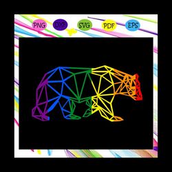 bear lgbt svg, rainbow heart svg,lgbt svg,lesbian gift,lgbt shirt, lgbt pride,gay pride svg, lesbian gifts,lesbian love,