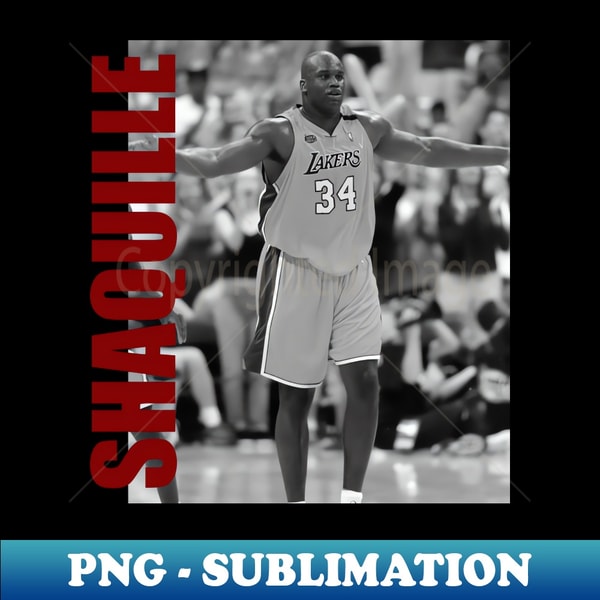 Shaquille ONeal Shaquille ONeal Retro Aesthetic Fan Art 80 - Inspire Uplift
