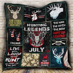 July Hunting Legend Quilt PS291m7 Block Of Gear