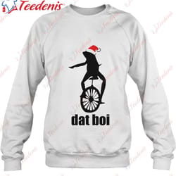 christmas here comes dat boi waddup meme t-shirt, christmas shirt ideas for family wear love, share beauty