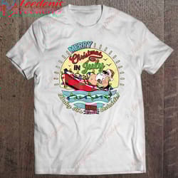 christmas in july santa hat sunglasses baby its cold outside shirt, cotton womens christmas shirts wear love, share bea