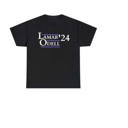 New 'Lamar Odell' 24 Baltimore Ravens Football T-shirt