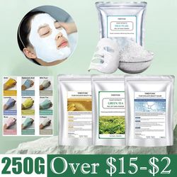250g modeling mask powder soft hydro jelly mask powder face skin care rose face pack peel off gold collagen milk pearl