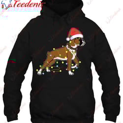 christmas lights boxer dog lover funny gift t-shirt, men christmas shirts family cheap wear love, share beauty