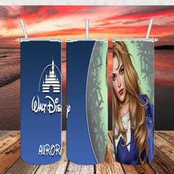 aurora walt disney princess tumbler png, disney tumbler wrap, straight design 20oz/ 30oz skinny tumbler, png file
