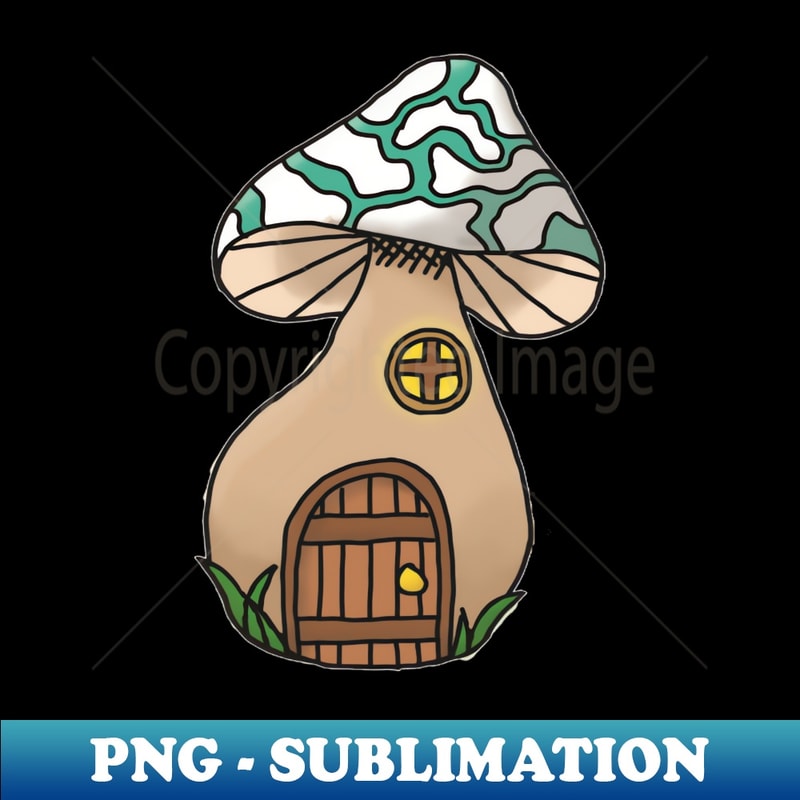 XZ-20231120-76262_Teal Mushroom House Fantasy Print 3884.jpg