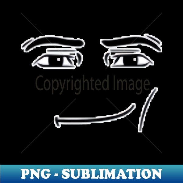 Roblox Man Face Meme - Instant PNG Sublimation Download - Un | Inspire ...