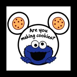 cookie monster are you making cookies svg, trening svg, cookie monster svg, cookie svg, muppets svg, sesame street svg,