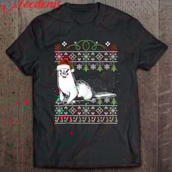 christmas otter ugly christmas sweater t-shirt, christmas shirts on sale wear love, share beauty