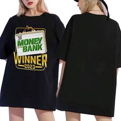 money in the bank white briefcase 2023 t-shirt hoodie