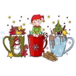 elf christmas png, coffee latte png, christmas coffee png, coffee lattee png, christmas latte png, coffee drink png