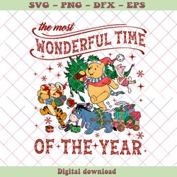 winnie the pooh the most wonderful time of the year png
