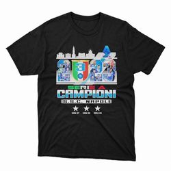 napoli 2023 serie a campione ditalia skyline shirt, hoodie