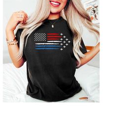 red white blue air force flyover men's t-shirt, air force shirt, 4th of july shirt, dad shirt, shirt for dad,july 4th in