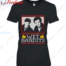 harry and marv wet bandits christmas shirt, men christmas shirts family cheap wear love, share beauty