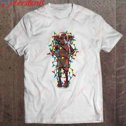 harry potter christmas dobby christmas lights portrait shirt, funny christmas shirts for woman