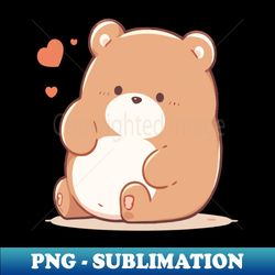Adorbs Kawaii Baby Bear Cub - PNG Sublimation Digital Download - Unleash Your Creativity