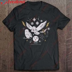 harry potter christmas winter owls t-shirt, christmas t-shirts ladies plus size wear love, share beauty