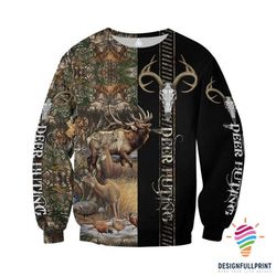deer hunting gift deer hunting black sweater ln