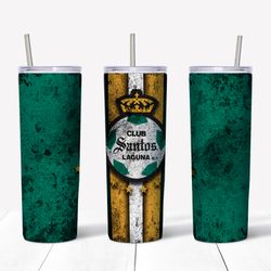 santos laguna tumbler png, sports tumbler design, straight design 20oz/ 30oz skinny tumbler, instant download