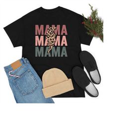 retro vintage mama shirt, leopard mama shirt, mom life shirt,girl mama shirt, motherhood shirt, cute mom shirt,mothers d