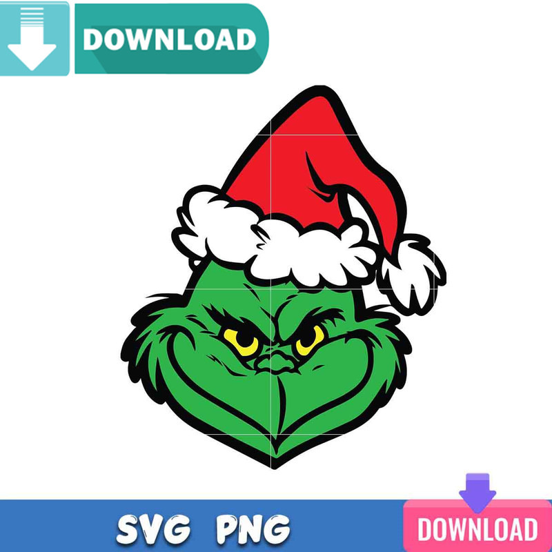 Grinch Santa Face SVG Best Files for Cricut Svgtrending.jpg