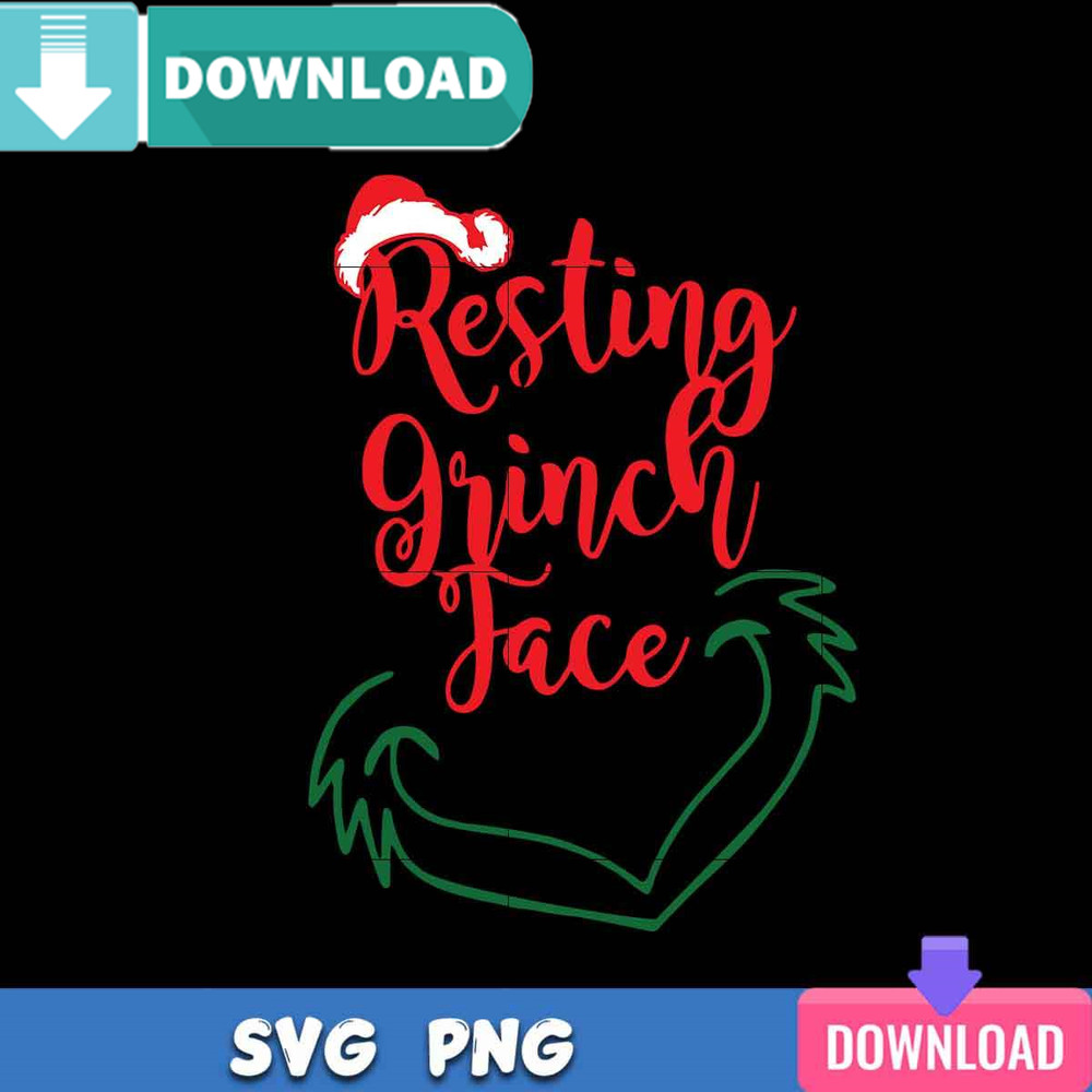 Resting Grinch Face SVG Best Files for Cricut Svgtrending.jpg