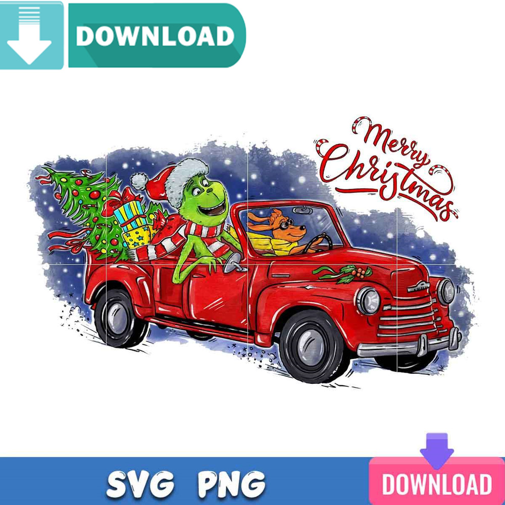 Santa Grinch Driver SVG Best Files for Cricut Svgtrending.jpg