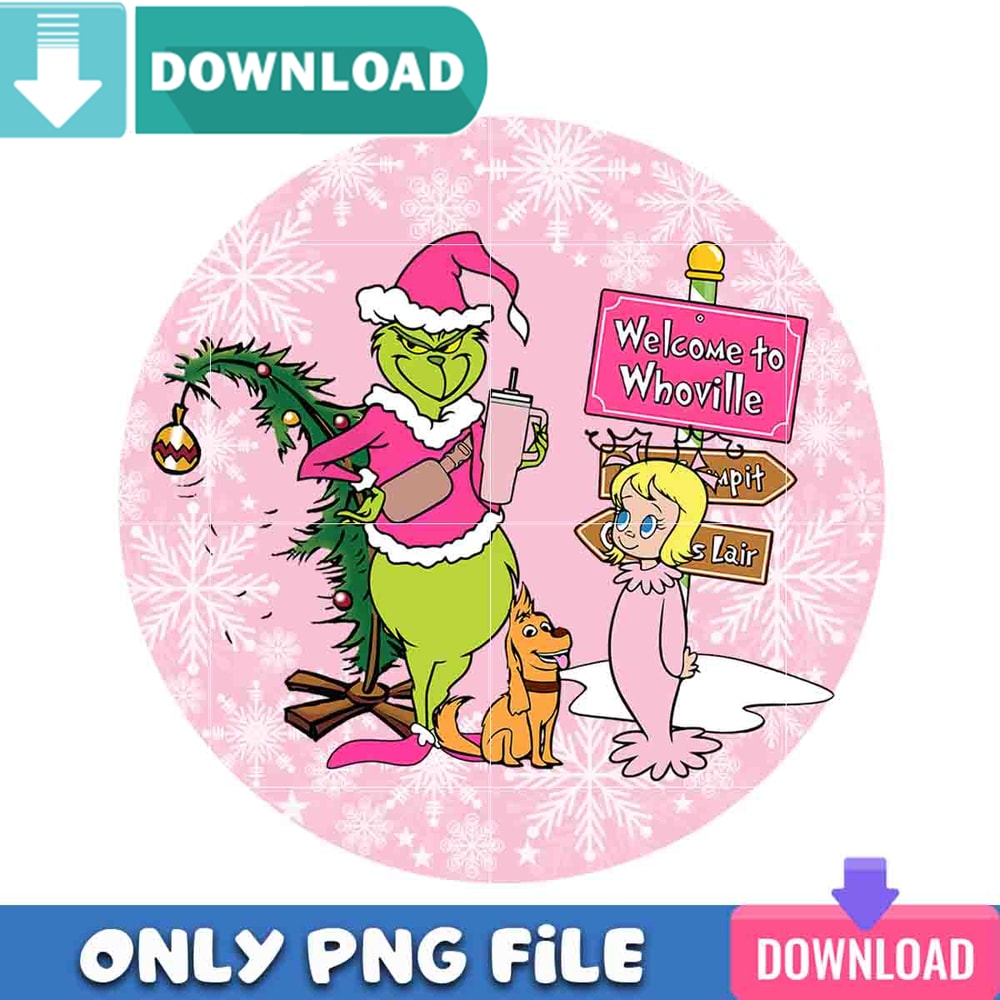 Welcome To Whoville Vibes Pink Png Best Files Design.jpg