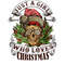 Just A Girl Who Loves Christmas Funny Skeleton Mistletoe T-Shirt copy.jpg