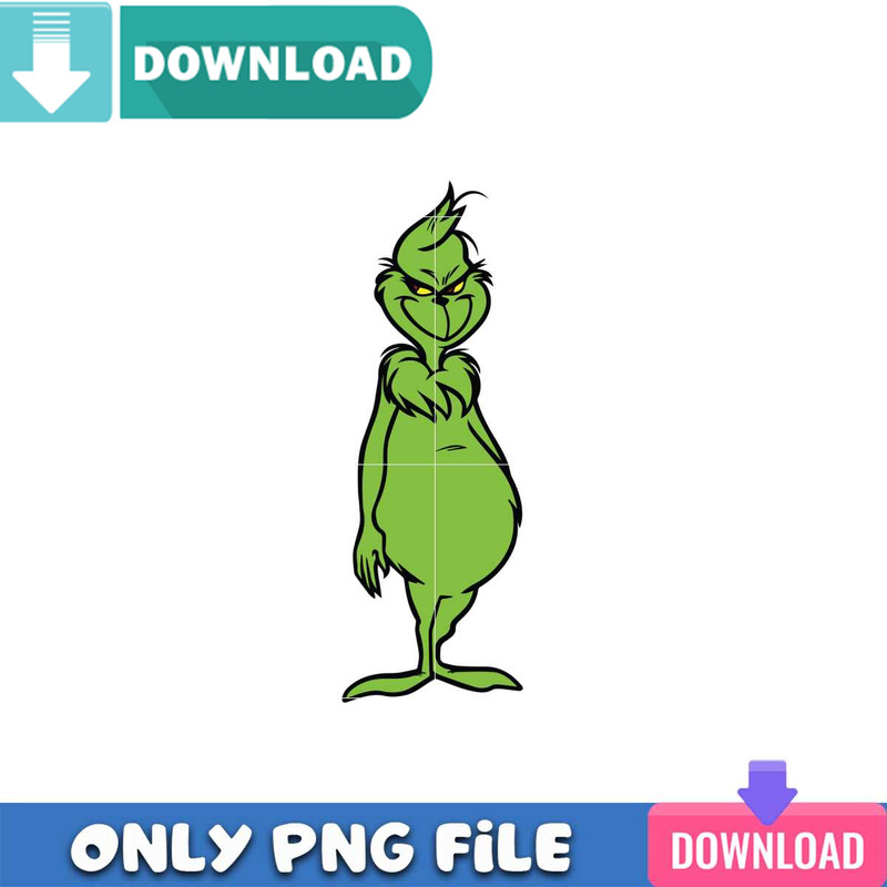 Grinch Smiling SVG Perfect Sublimation Design Download.jpg