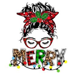 messy bun merry christmas svg, momlife svg, messy bun skull svg, mom life svg, santa hat svg, messy bun mom svg
