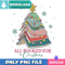 Christmas Book Tree PNG Perfect Sublimation Design Download.jpg