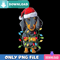 Dachshund Santa PNG Perfect Sublimation Design Download.jpg