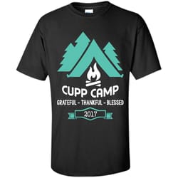 camping t-shirt cupp camp grateful &8211 thankful &8211 blessed 2017