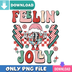 feeling jolly lightning christmas png best files design
