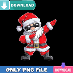 funny dabbing santa claus png perfect sublimation design download