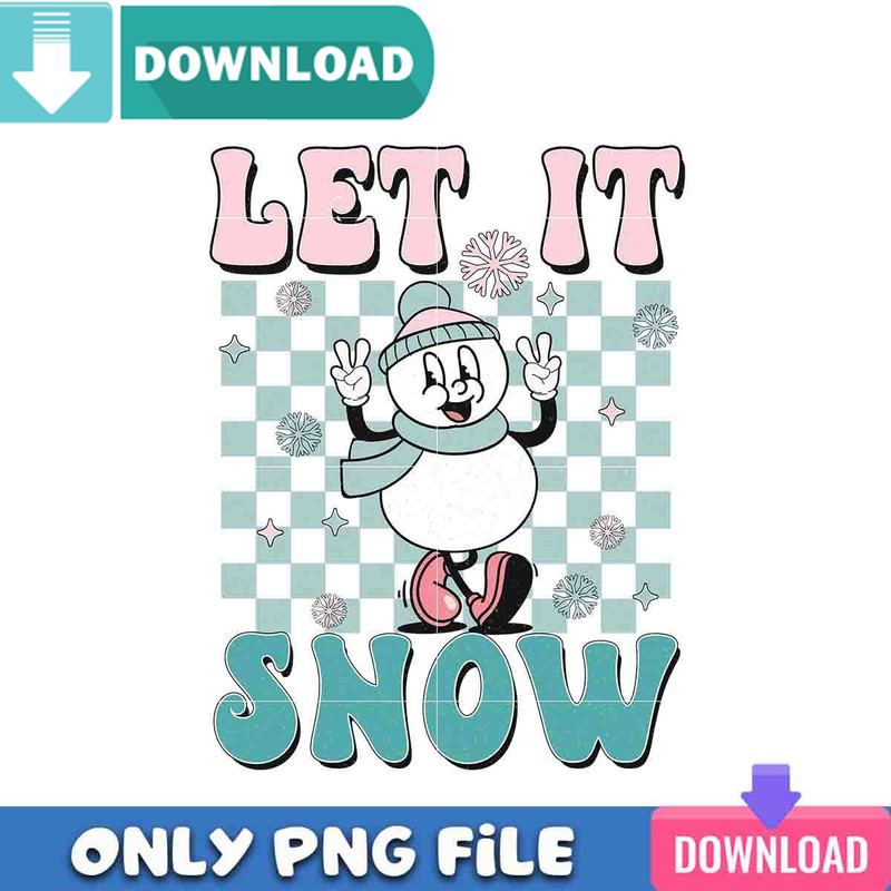 Let It Snow Winter Season Png Best Files Design Download.jpg
